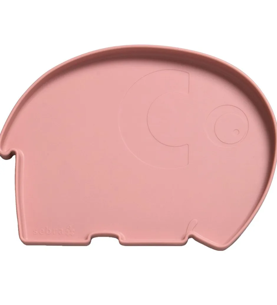 Sebra Tallerken - Silikone - Fanto - Blossom Pink
