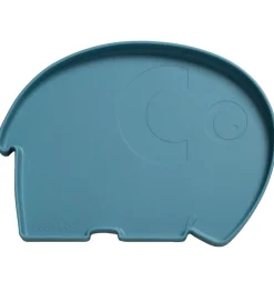 Sebra Tallerken - Silikone - Fanto - Vintage Blue