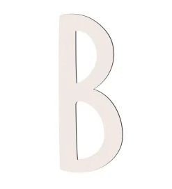Bogstaver*Sebra Træbogstaver - B - Birchbark Beige