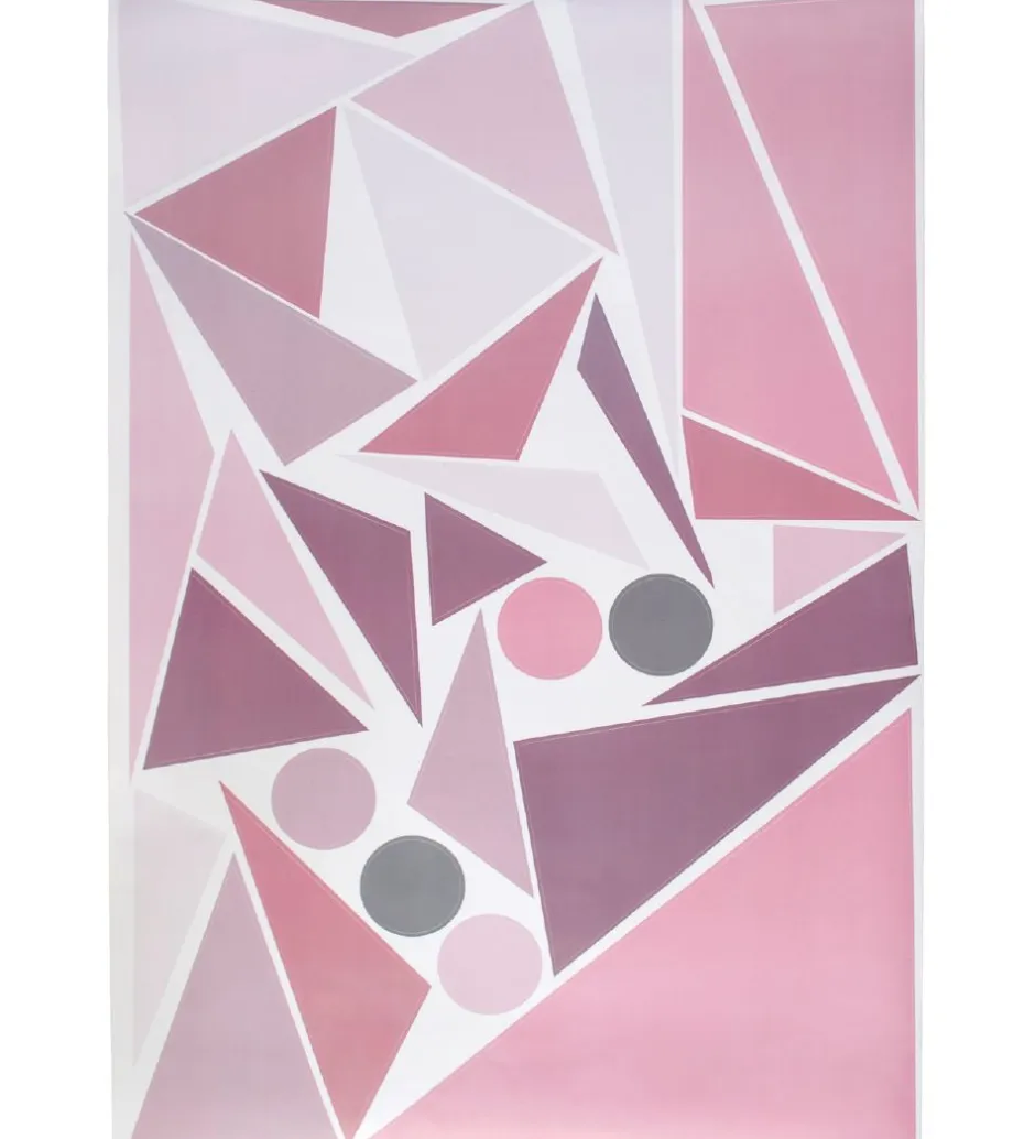 Wallsticker*Sebra Wallstickers - Rosa Geometrisk Fugl