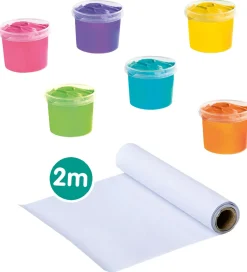 Maling|Kreasæt*SES Creative - Fingermaling Megasæt - 6x110ml