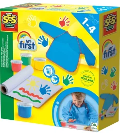 SES Creative - Min Første Fingermaling m. Forklæde
