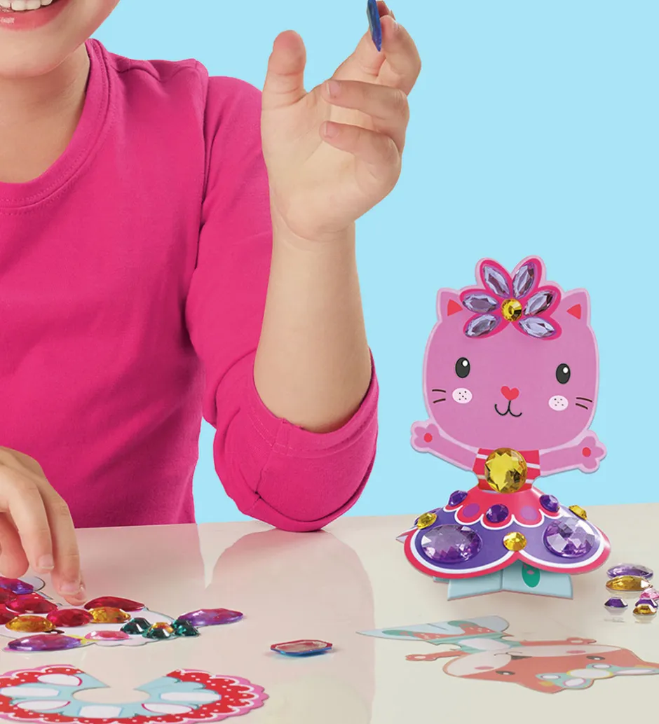 Kreasæt*SES Creative Diamantmosaik - Dansende Dyr