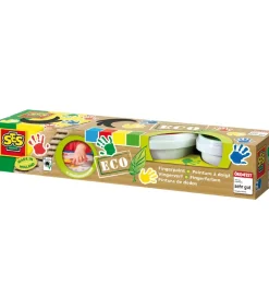 Maling*SES Creative Fingermaling - 4x120 ml - Lyse Farver