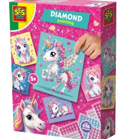SES Creative Kreasæt - Diamantmosaik - Enhjørning
