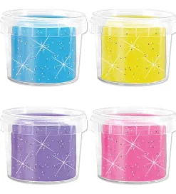 Modellervoks*SES Creative Modellervoks - 4x90gr - Silkeblød Glitter