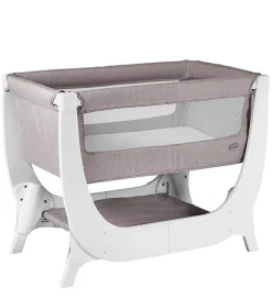 Senge*Shnuggle Babyseng - Air - Bedside Crib - 95x56 cm - Stone Grey
