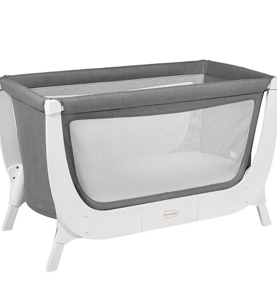 Senge*Shnuggle Barneseng - Ombygningssæt - 125x66 cm - Dove Grey