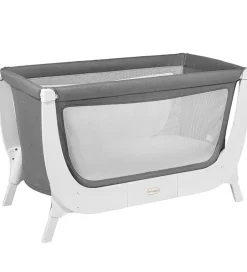 Shnuggle Barneseng - Ombygningssæt - 125x66 cm - Stone Grey/Hvid