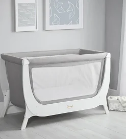 Shnuggle Barneseng - Ombygningssæt - 125x66 cm - Stone Grey/Hvid