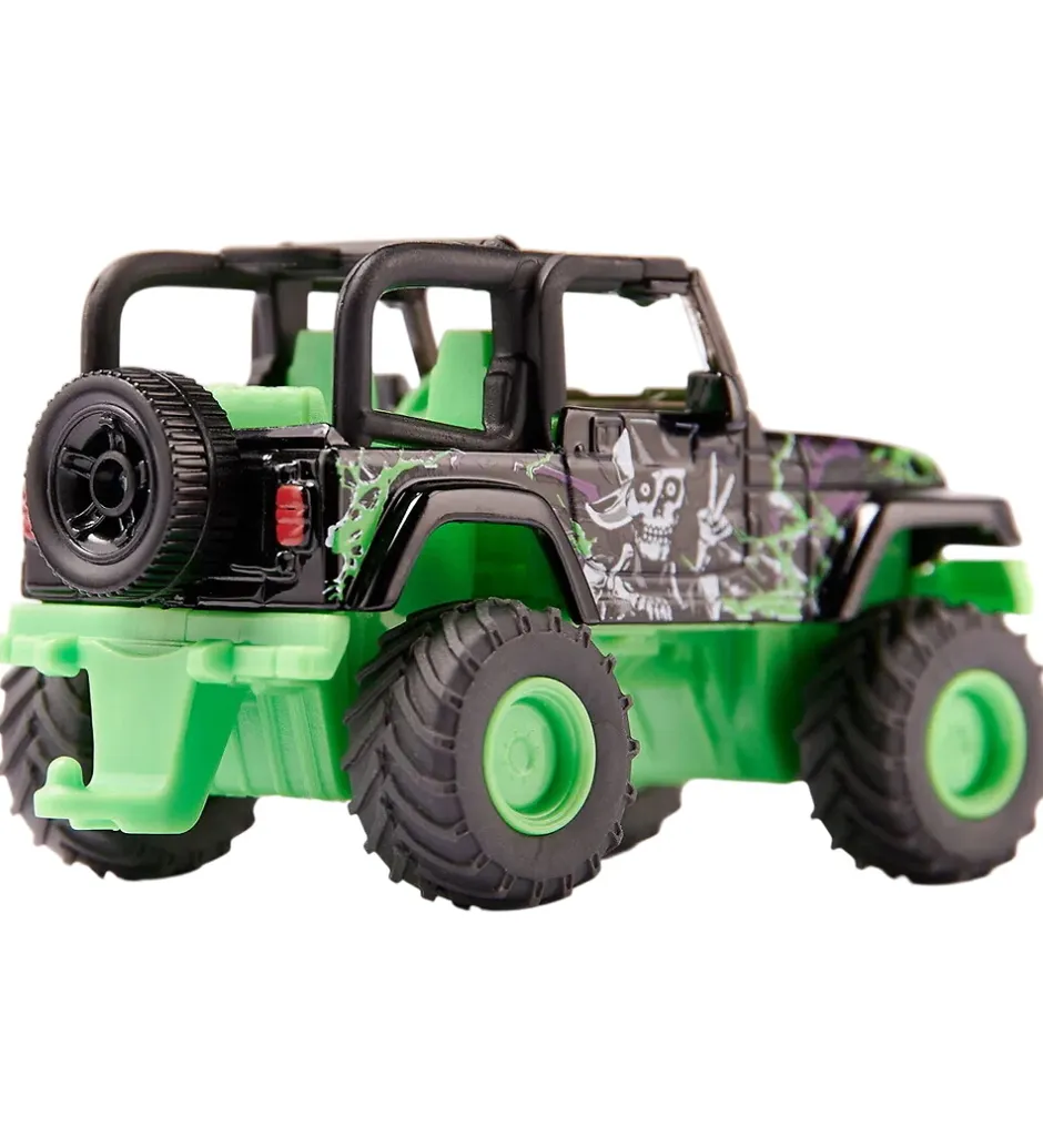 Biler, Tog Og Køretøjer*Siku Bil - Jeep Big Wheel - Sort/Grøn