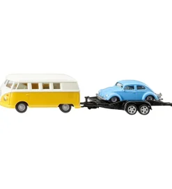 Biler, Tog Og Køretøjer*Siku Bil m. Trailer - VW T1 m. Trailer & VW Beetle - 1:50