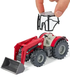 Traktorer*Siku Frontlæsser - Massey Ferguson - 1:50 - Rød