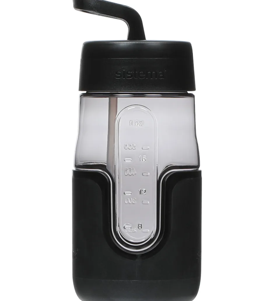 Drikkedunke|Drikkedunke*Sistema Drikkedunk - Flip Sipper - 700 ml - Sort