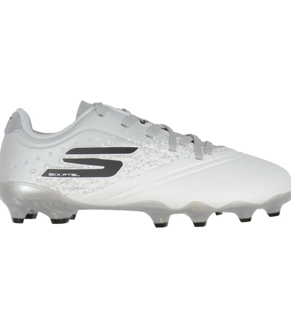 Fodboldstøvler - Græs (Fg)*Skechers Fodboldstøvler - Razor 1.5 JR Youth FG - Hvid/Sølv