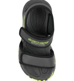 Skechers Sandal m. Lys - Light Sola - Charcaol/Black