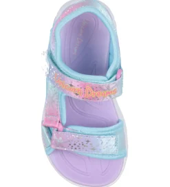 Blinkesko*Skechers Sandaler m. Lys - Unicorn Dreams - Purple Multicolor