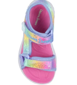 Blinkesko*Skechers Sandaler m. Lys - S Lights Unicorn Dreams - Blue/Multi