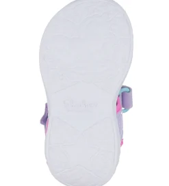 Blinkesko*Skechers Sandaler m. Lys - Dreamy Unicorns - Lavender Multi
