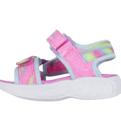 Blinkesko*Skechers Sandaler m. Lys - Dreamy Unicorns - Pink/Multi
