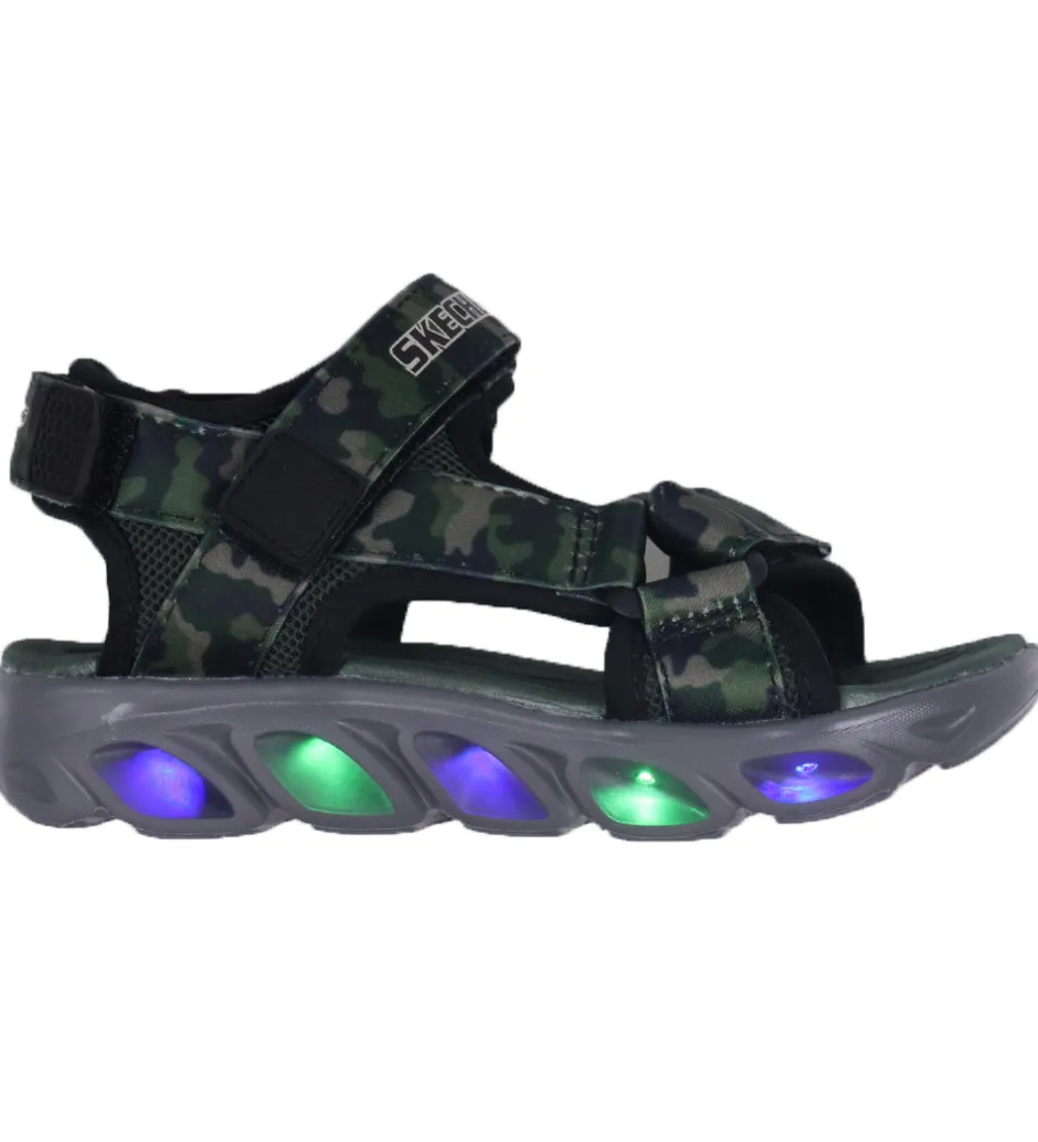 Blinkesko*Skechers Sandaler m. Lys - Hypno-Splash - Black