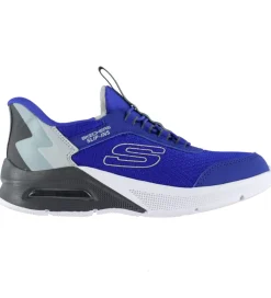 Sneakers|Børnesko Og Babysko*Skechers Sko - Microspec Max - Blue/Gray