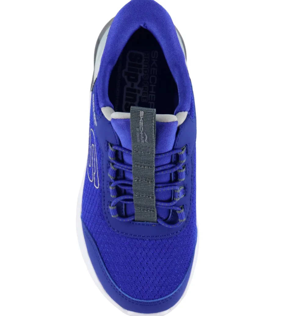 Sneakers|Børnesko Og Babysko*Skechers Sko - Microspec Max - Blue/Gray