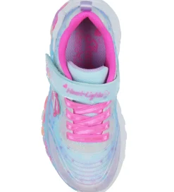 Skechers Sko m. Lys - Eternal Heart Lights - Blå/Multi
