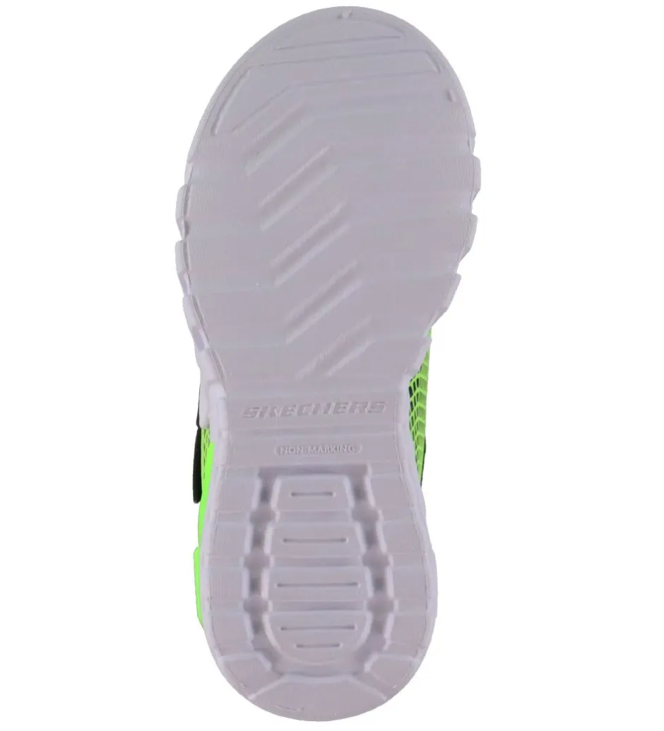 Blinkesko*Skechers Sko m. Lys - Flex-Glow Elite - Lime Black