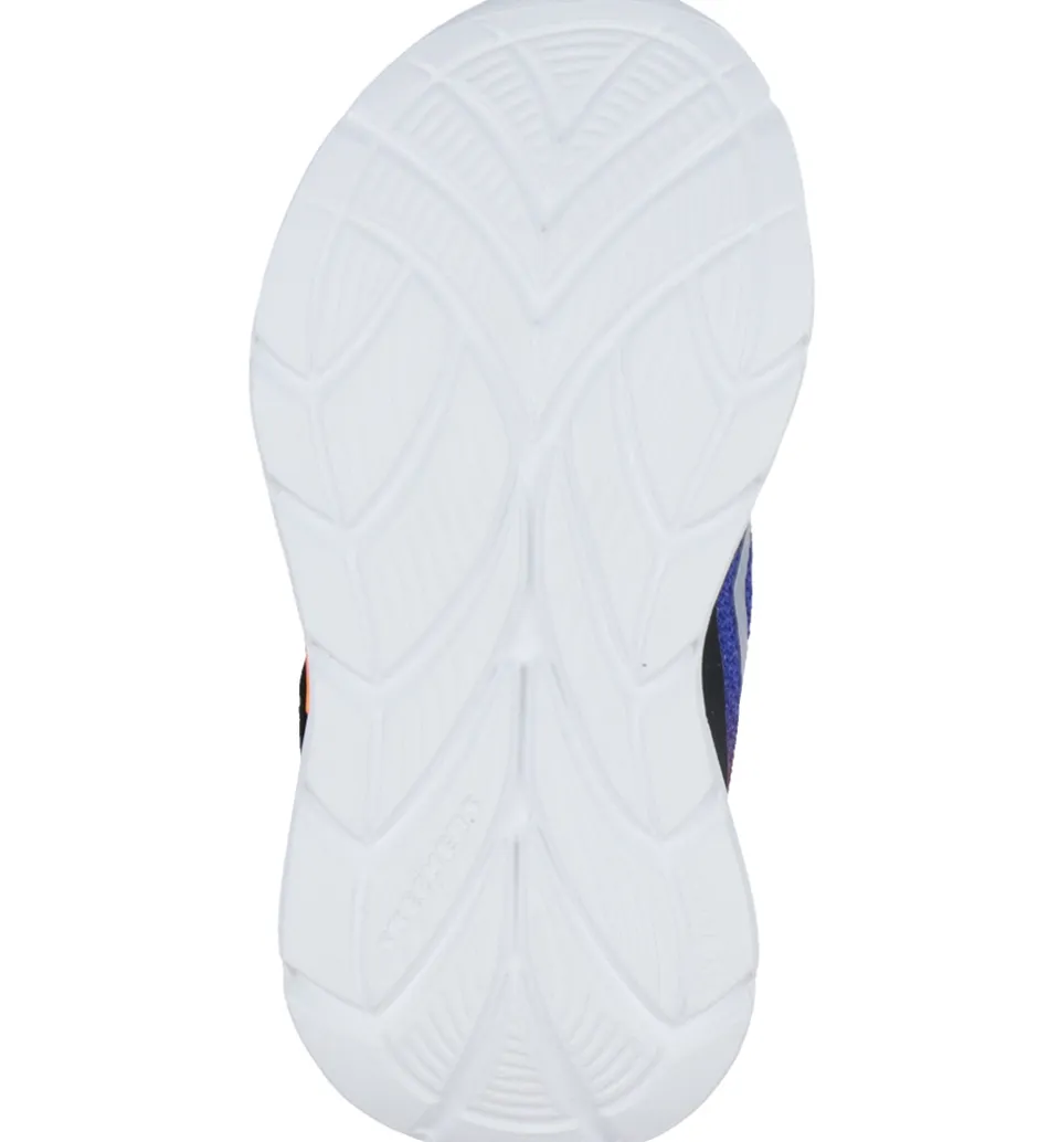 Skechers Sko m. Lys - Glow Ultra - Sort/Sølv