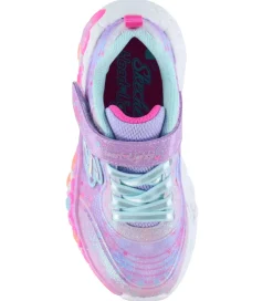 Sneakers|Børnesko Og Babysko*Skechers Sko m. Lys - Heart Lights - Purple
