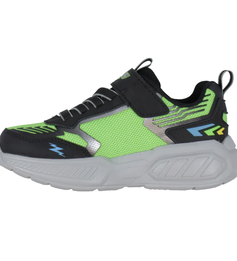 Skechers Sko m. Lys - Light Storm 3 - Lime/Black