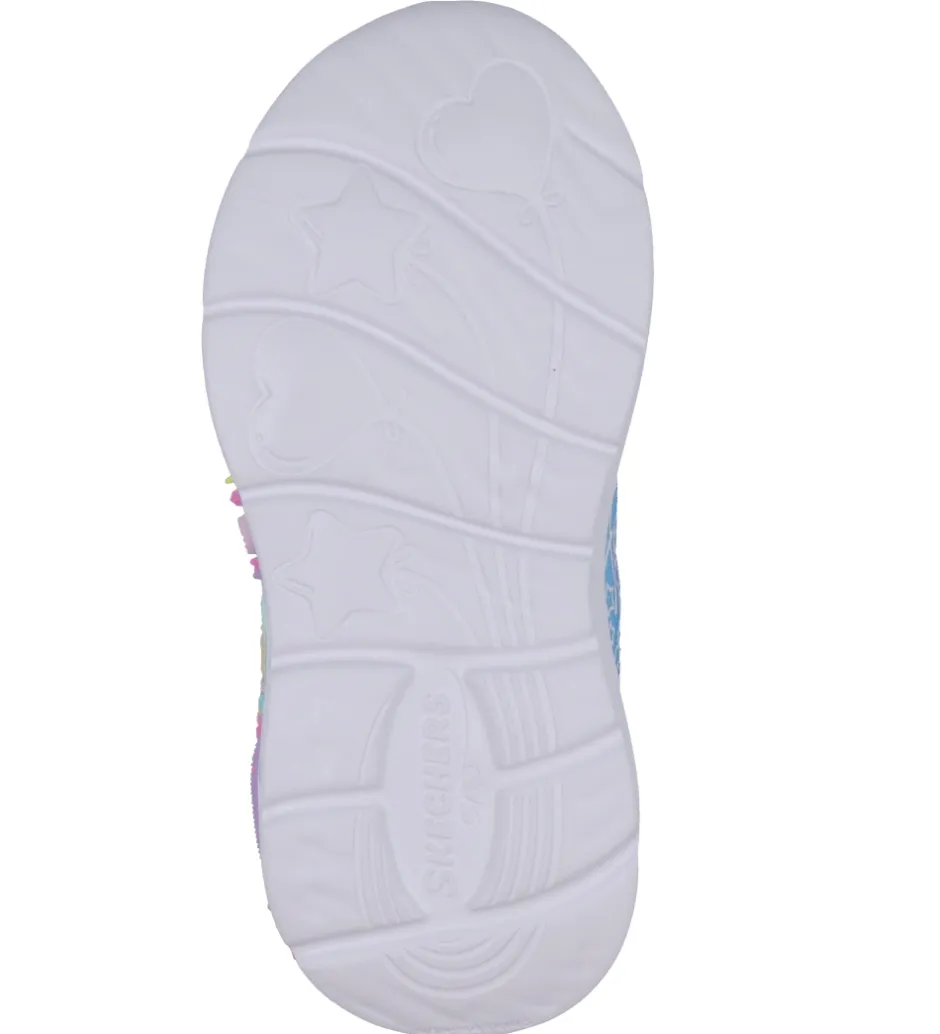 Skechers Sko m. Lys - My Dreamers Lil Mermaid - Blå/Multi