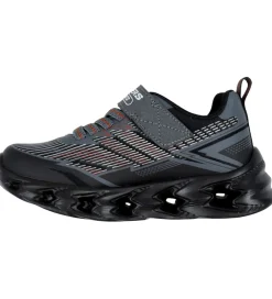 Blinkesko*Skechers Sko m. Lys - Vortex 2.0 - Black/Charcoal