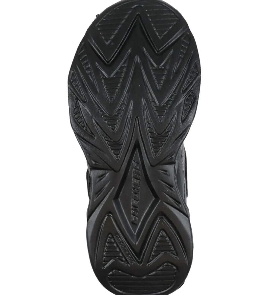Blinkesko*Skechers Sko m. Lys - Vortex 2.0 - Black/Charcoal