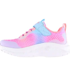 Skechers Sketchers Sko m. Lys - Rainbow Reflection - Light Blue/ Multi