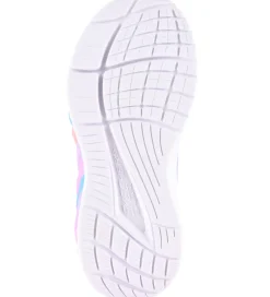 Skechers Sketchers Sko m. Lys - Rainbow Reflection - Light Blue/ Multi