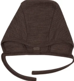 Børn Smallstuff Babyhjelm - Uld - Brun