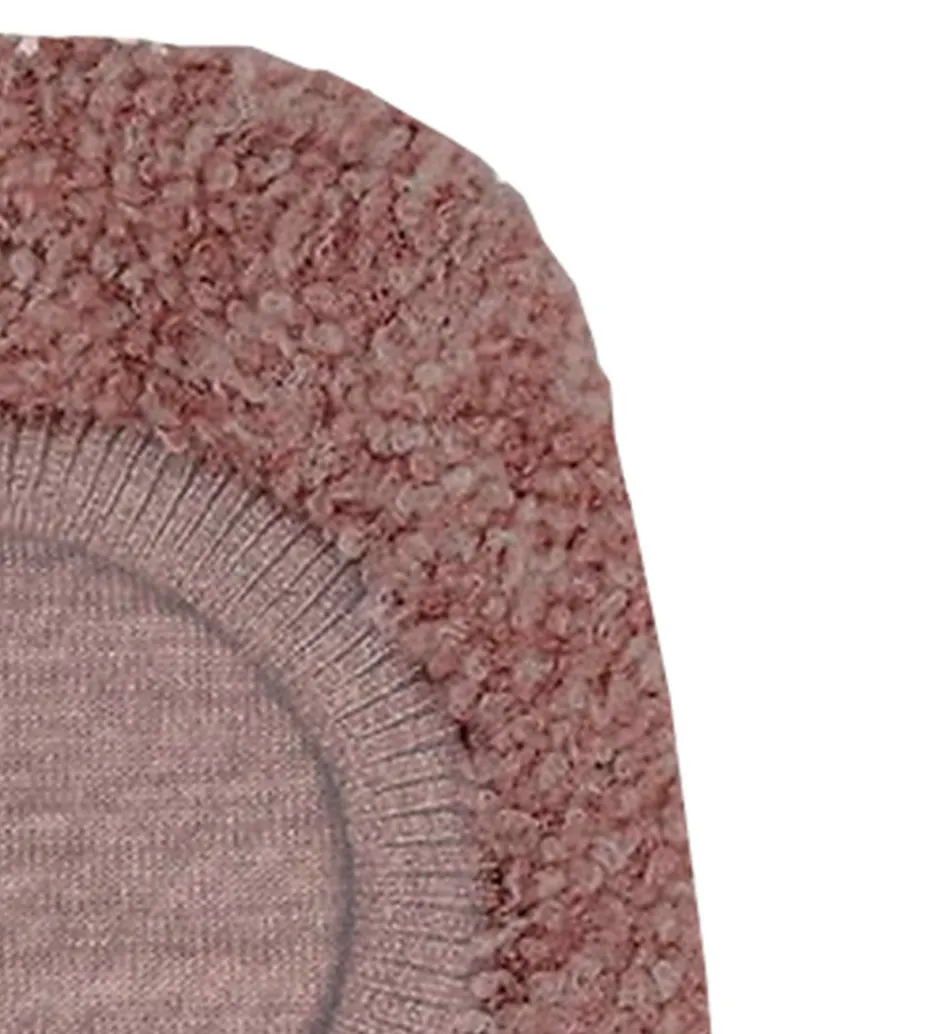 Børn Smallstuff Elefanthue - 2 lags - Uld - Rose