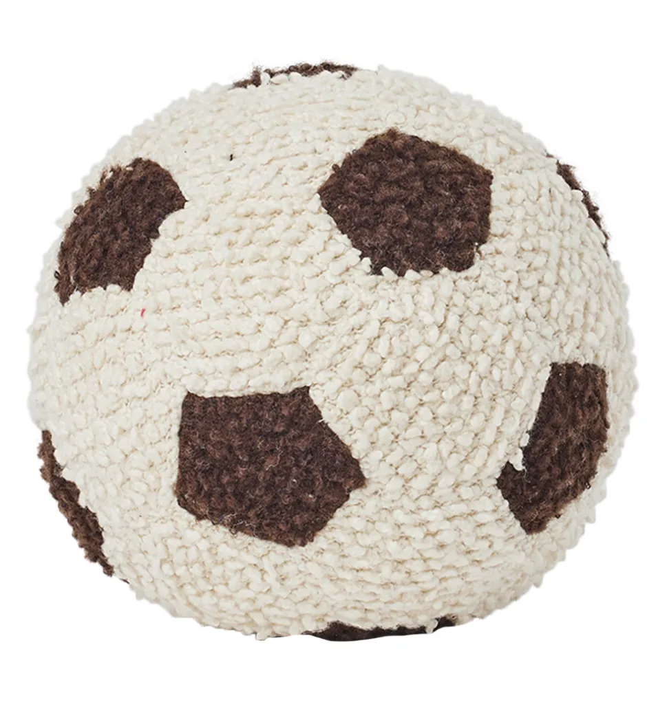 Smallstuff Fodbold - Strik - Off White/Brown
