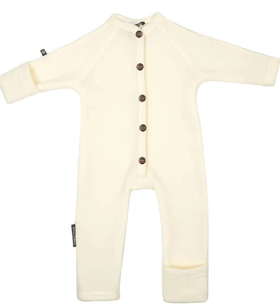 Børn Smallstuff Køredragt - Uld - Off White