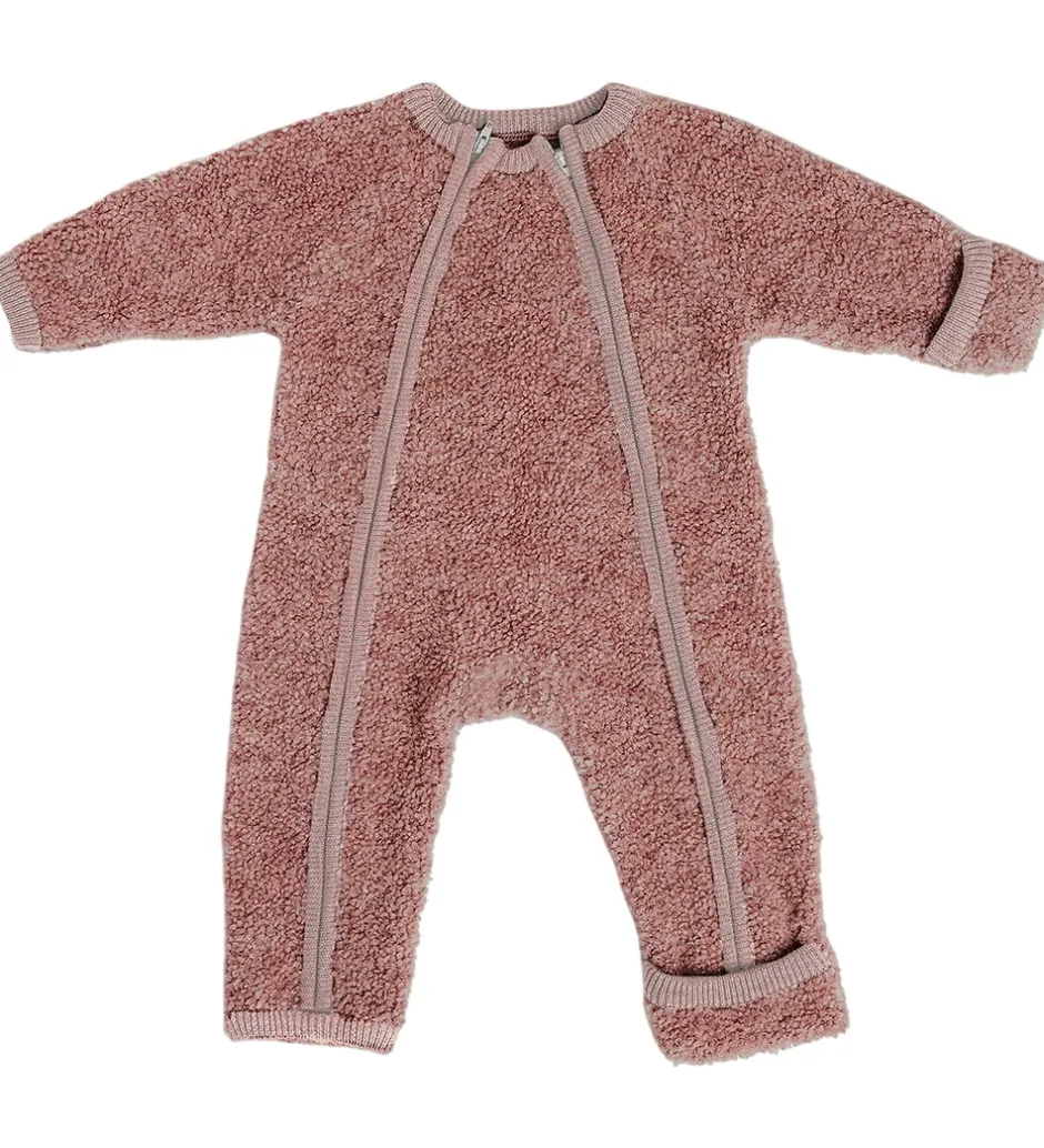 Børn Smallstuff Køredragt m. Lynlås - Uld - Rose