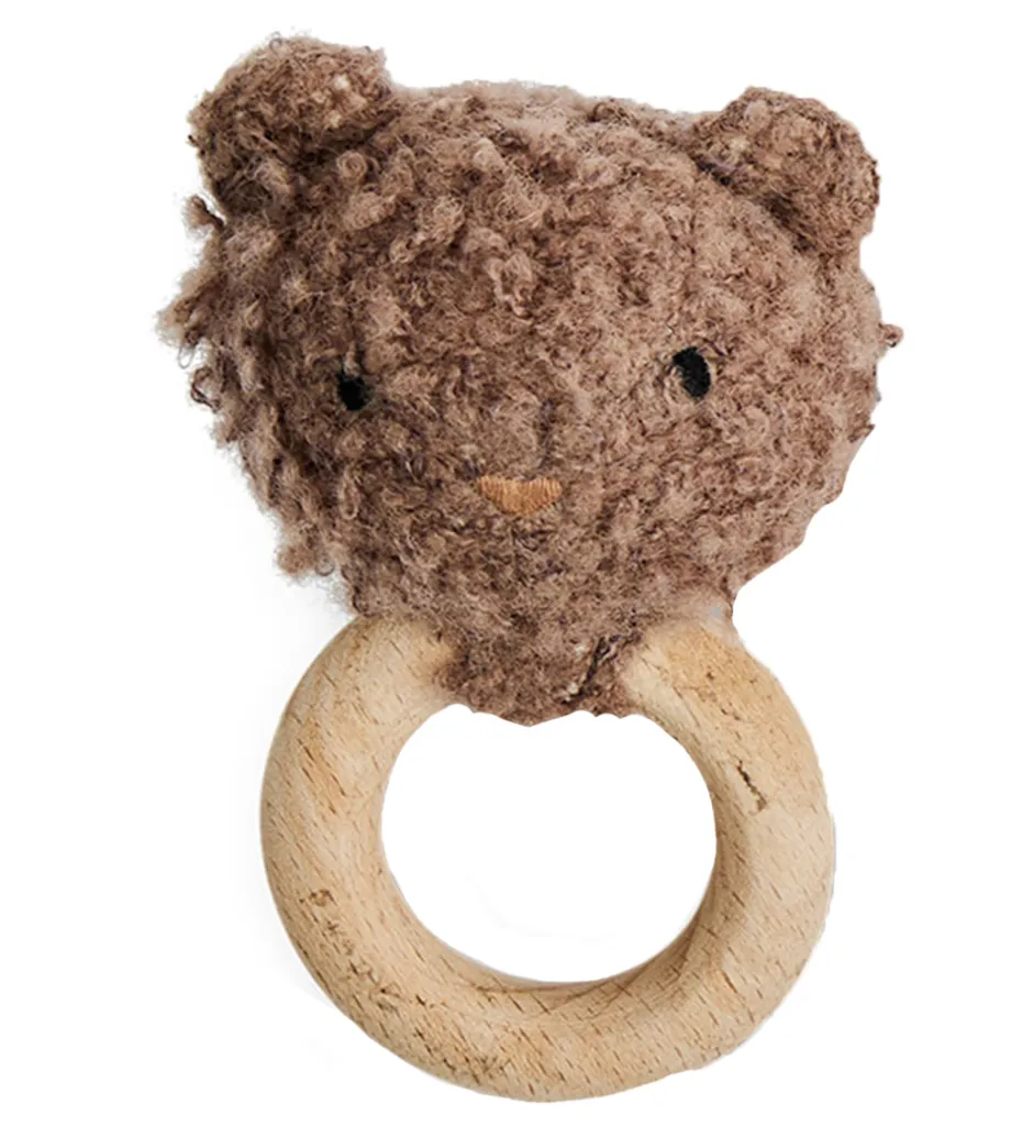Smallstuff Rangle - Bear - Uld - Rose Brown