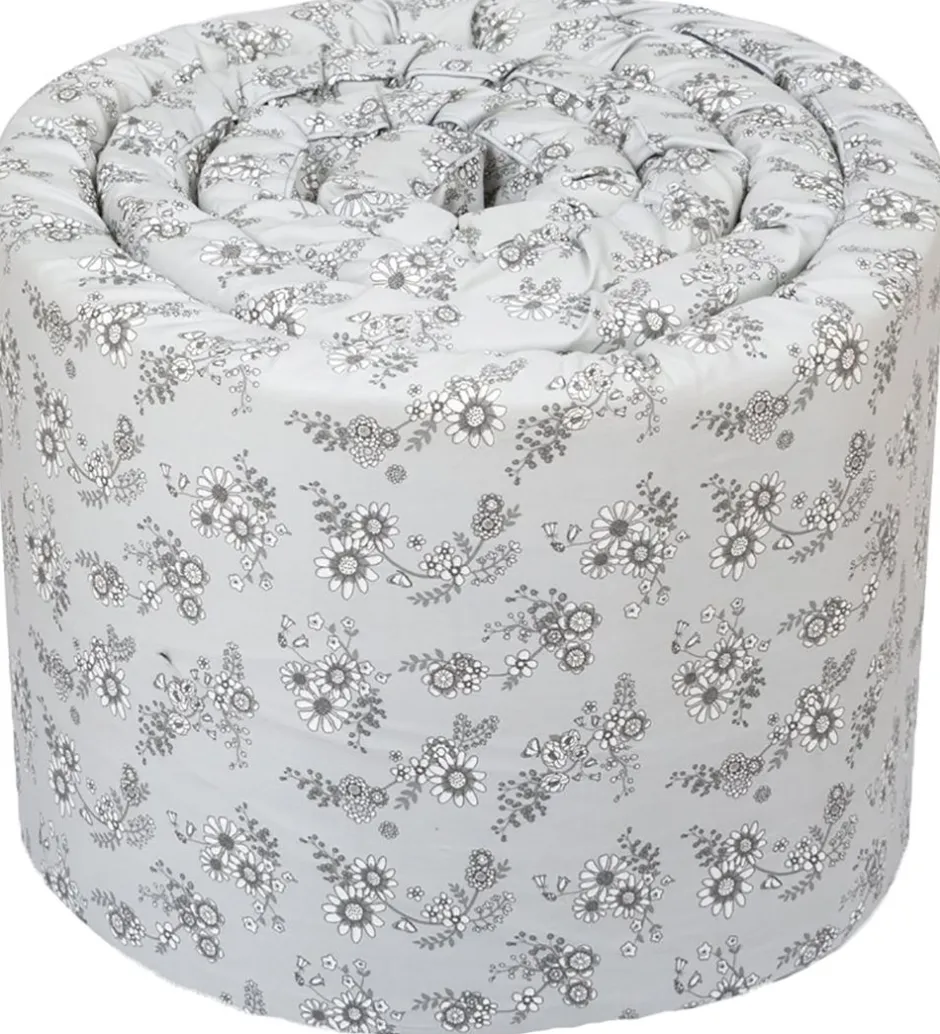 Sengerande*Smallstuff Sengerand - Flower Garden - Grey