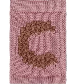 Flagranker*Smallstuff Strikket Bogstav - C - Rosa Alfabet