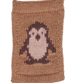 Smallstuff Strikket Flag - Pingvin - Rosa Motiv