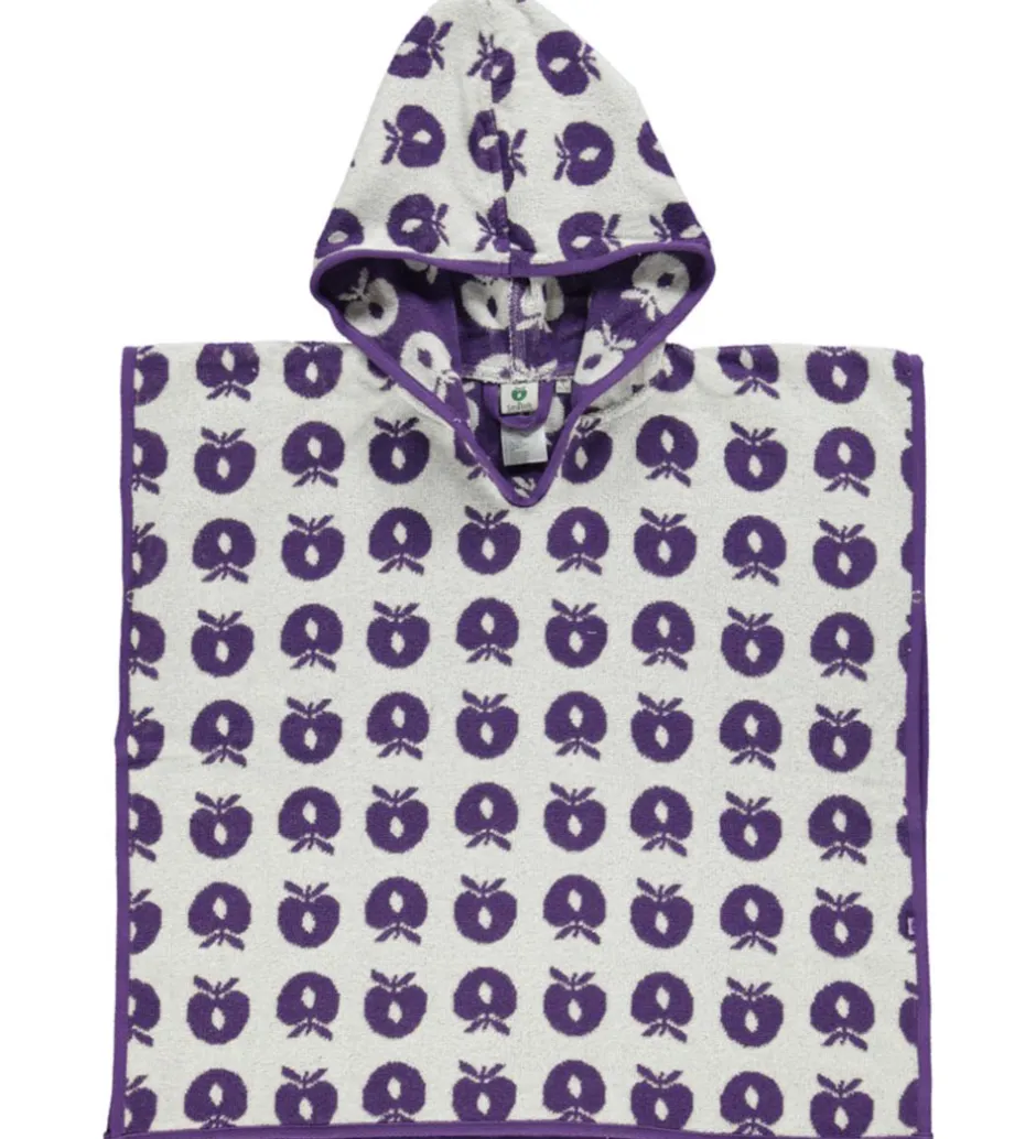 Babyhåndklæde- Og Poncho|Håndklæder*Småfolk Badeponcho - Purple Heart