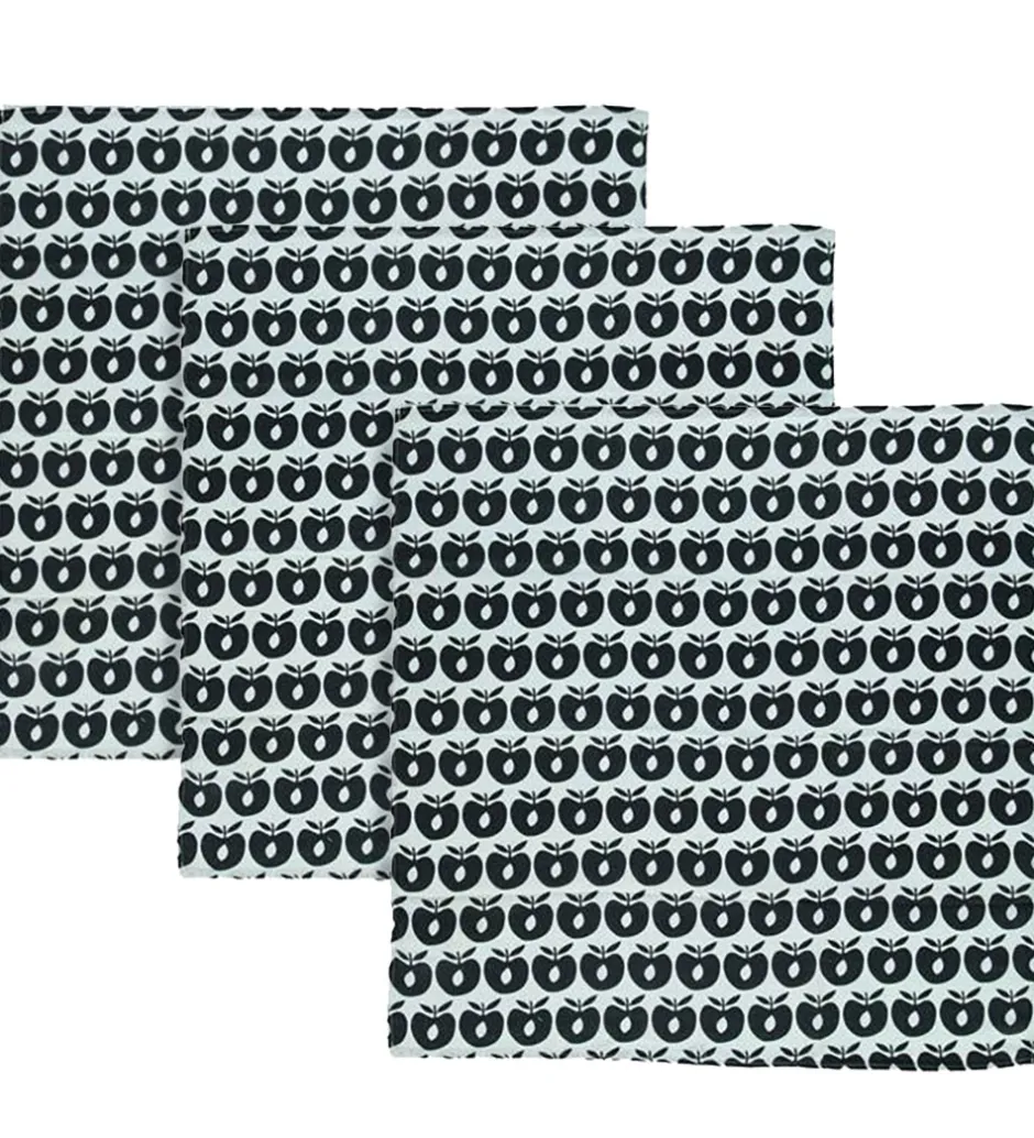 Stofbleer*Småfolk Stofbleer - 3-pak - 79x79 - B.Grey