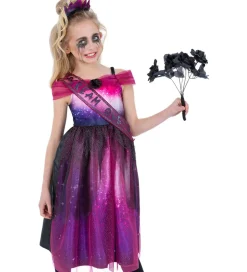 Udklædningstøj|Halloween*Smiffys Udklædning - Scream Queen - Lilla/Rosa