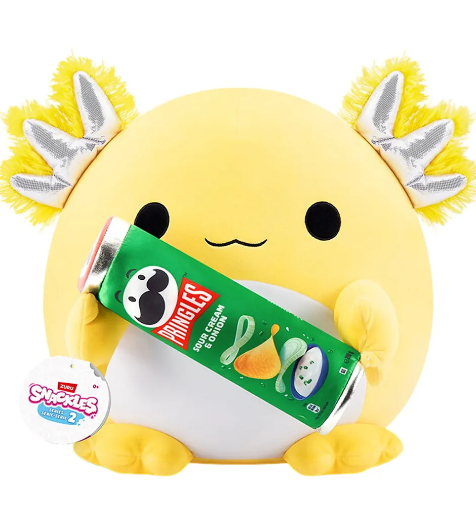 SNACKLES Bamse - 25 cm - Leon m. Pringles